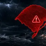 Temporais no RS em julho de 2026 atingem 43 cidades