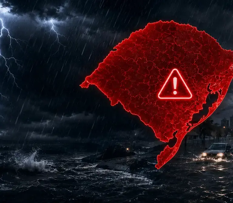 Temporais no RS em julho de 2026 atingem 43 cidades