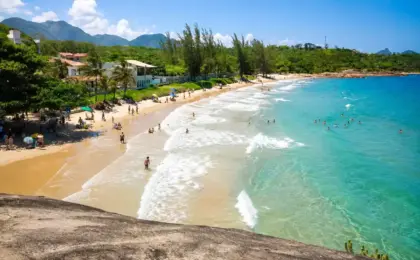 Praia dos Adventistas em Guarapari