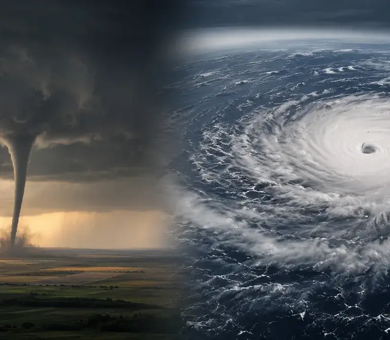 diferença entre tornado ciclone e furacão
