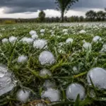 granizo em Santa Vitória do Palmar