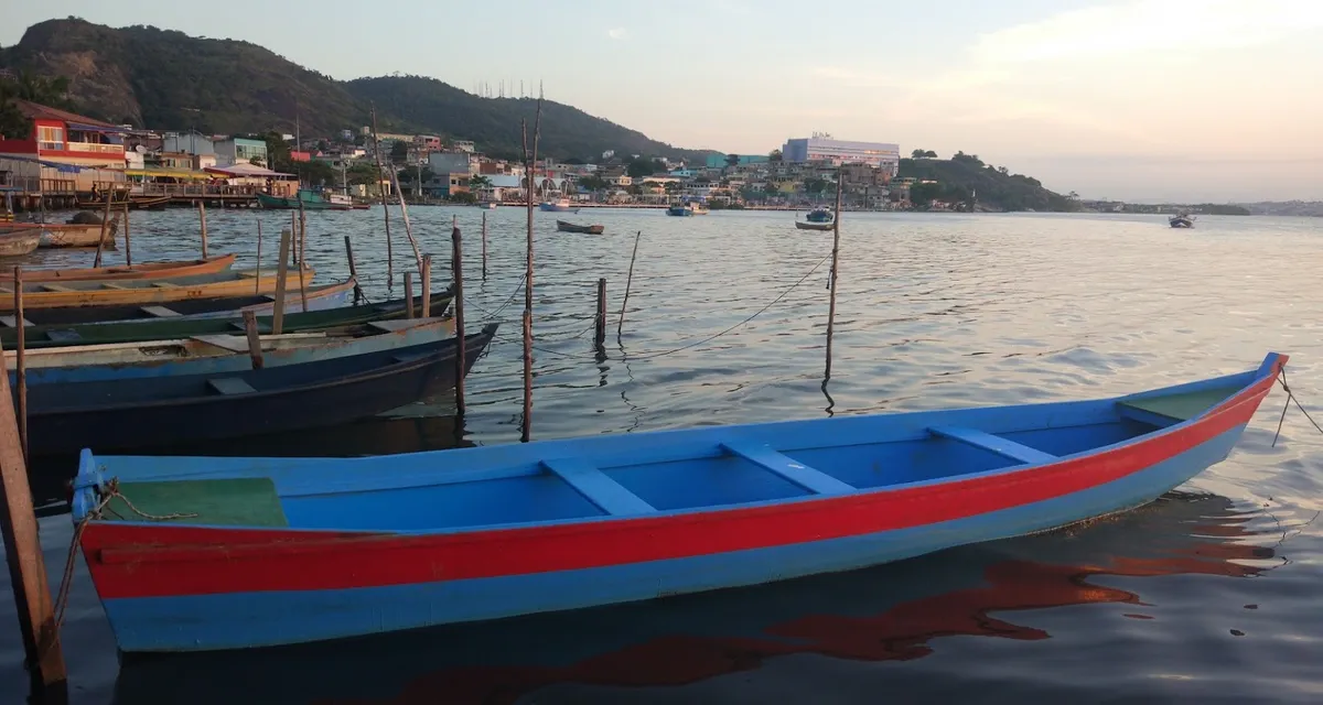 Registro da Ilha das Caieiras em Vitória, no Espírito Santo