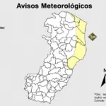 vento costeiro intenso no Espírito Santo